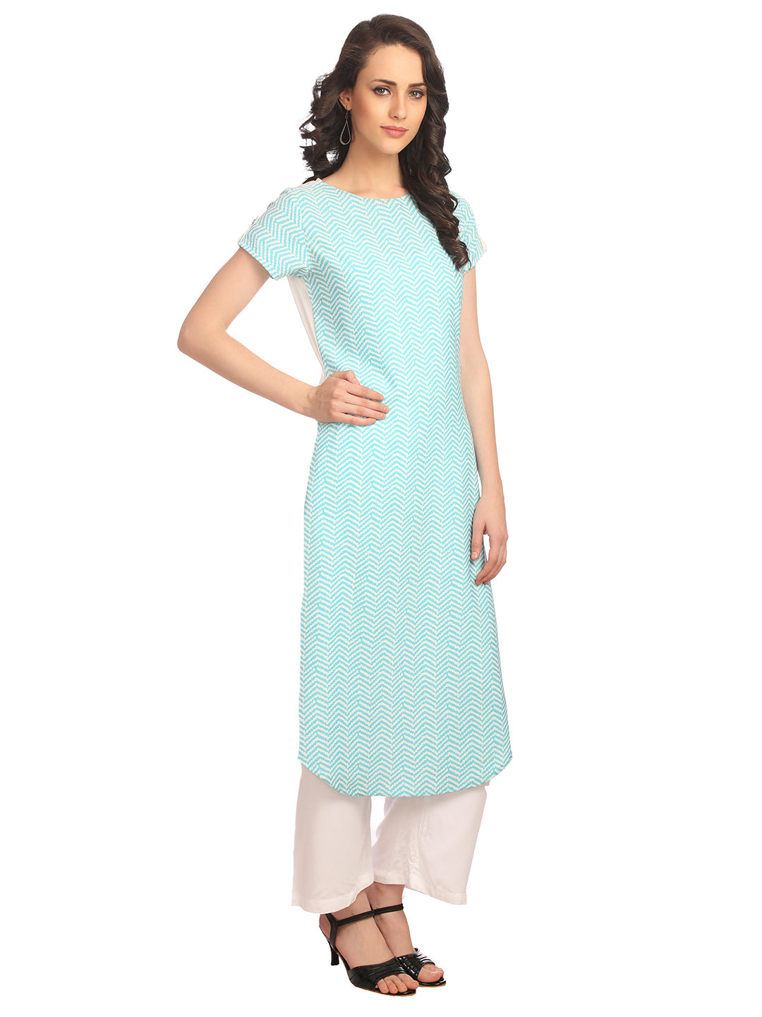 Crepe Printed Kurta