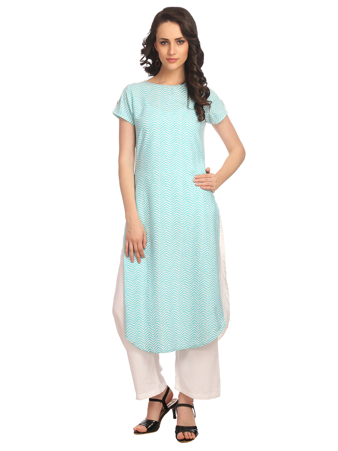 Crepe Printed Kurta