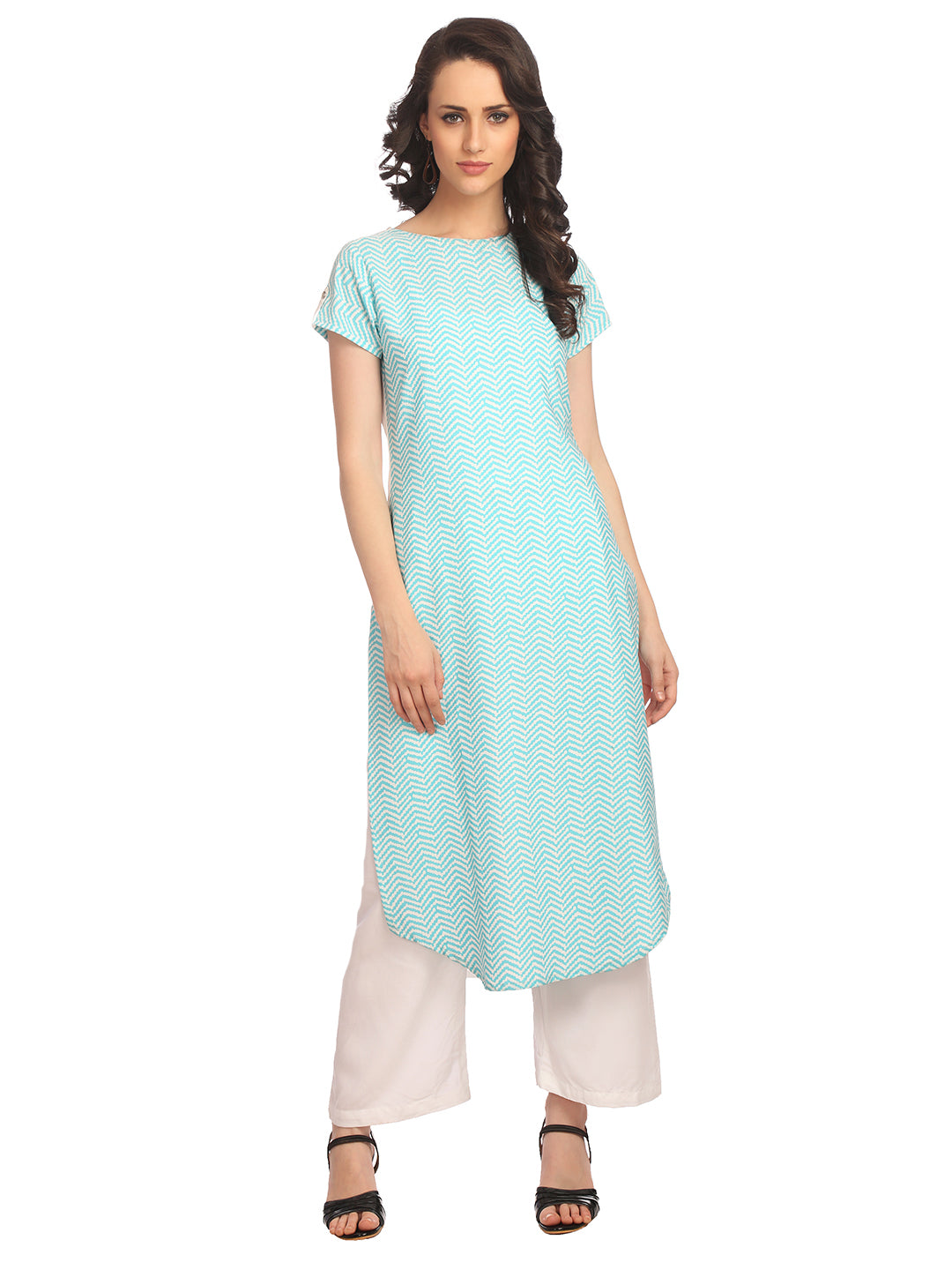 Crepe Printed Kurta