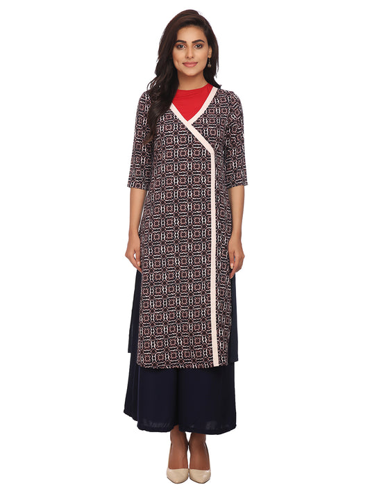 Crepe Printed Kurta