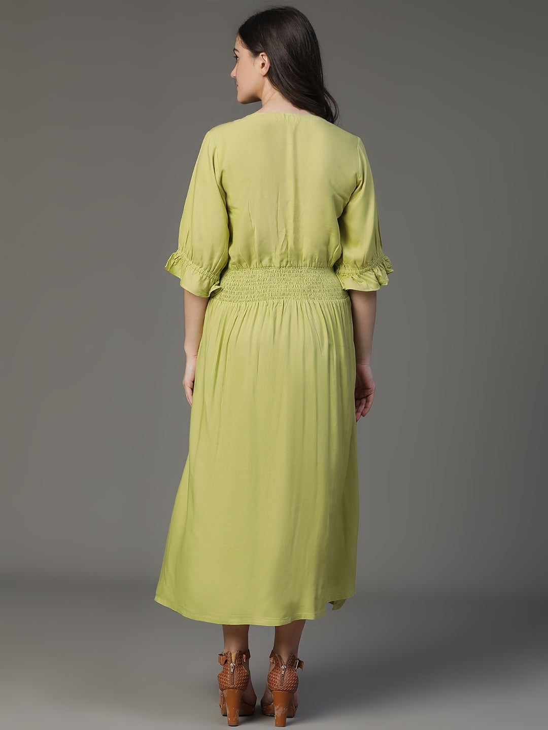 P.Green Rayon Dress with flare