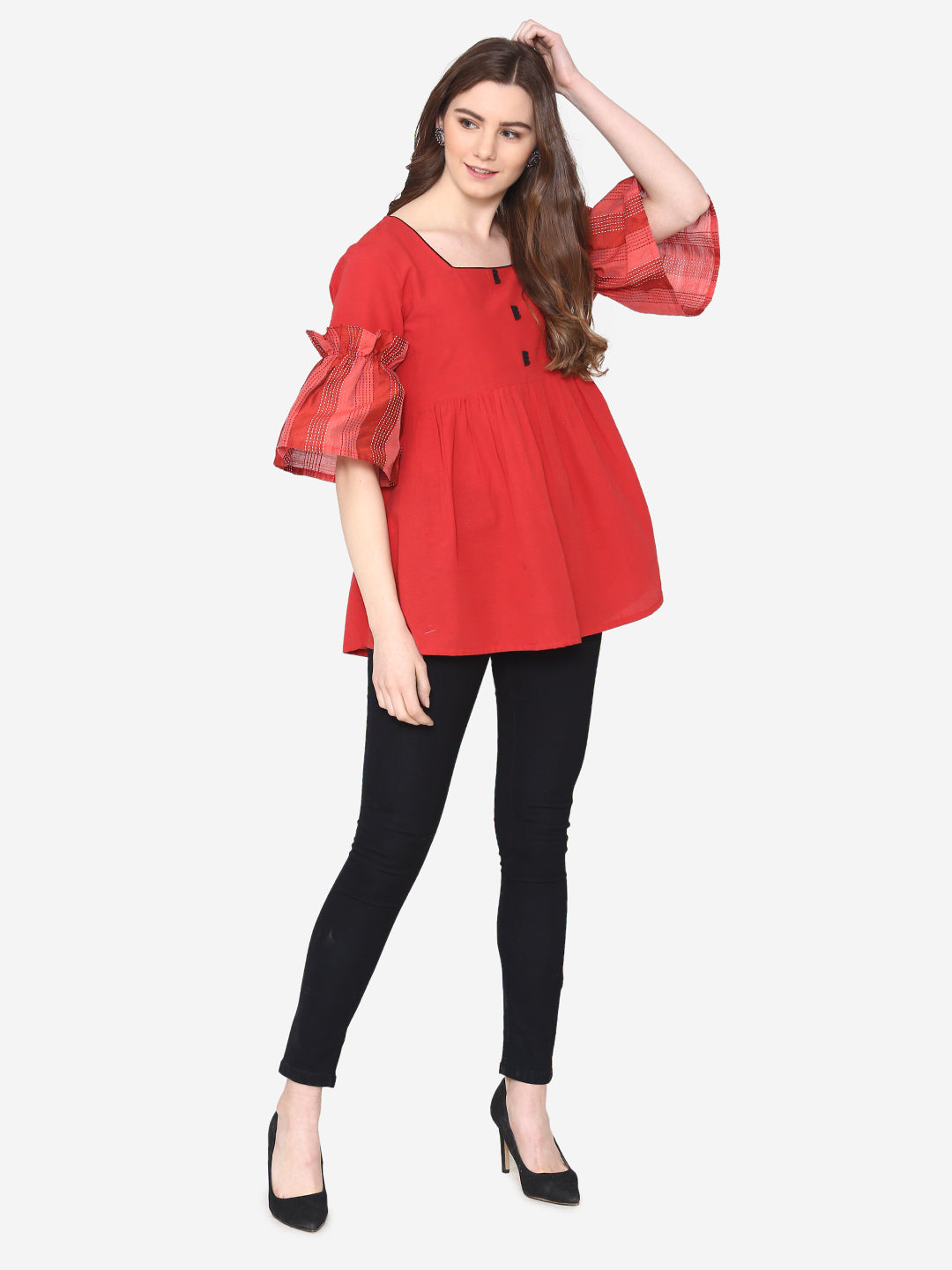 Red Premiun Cotton Top