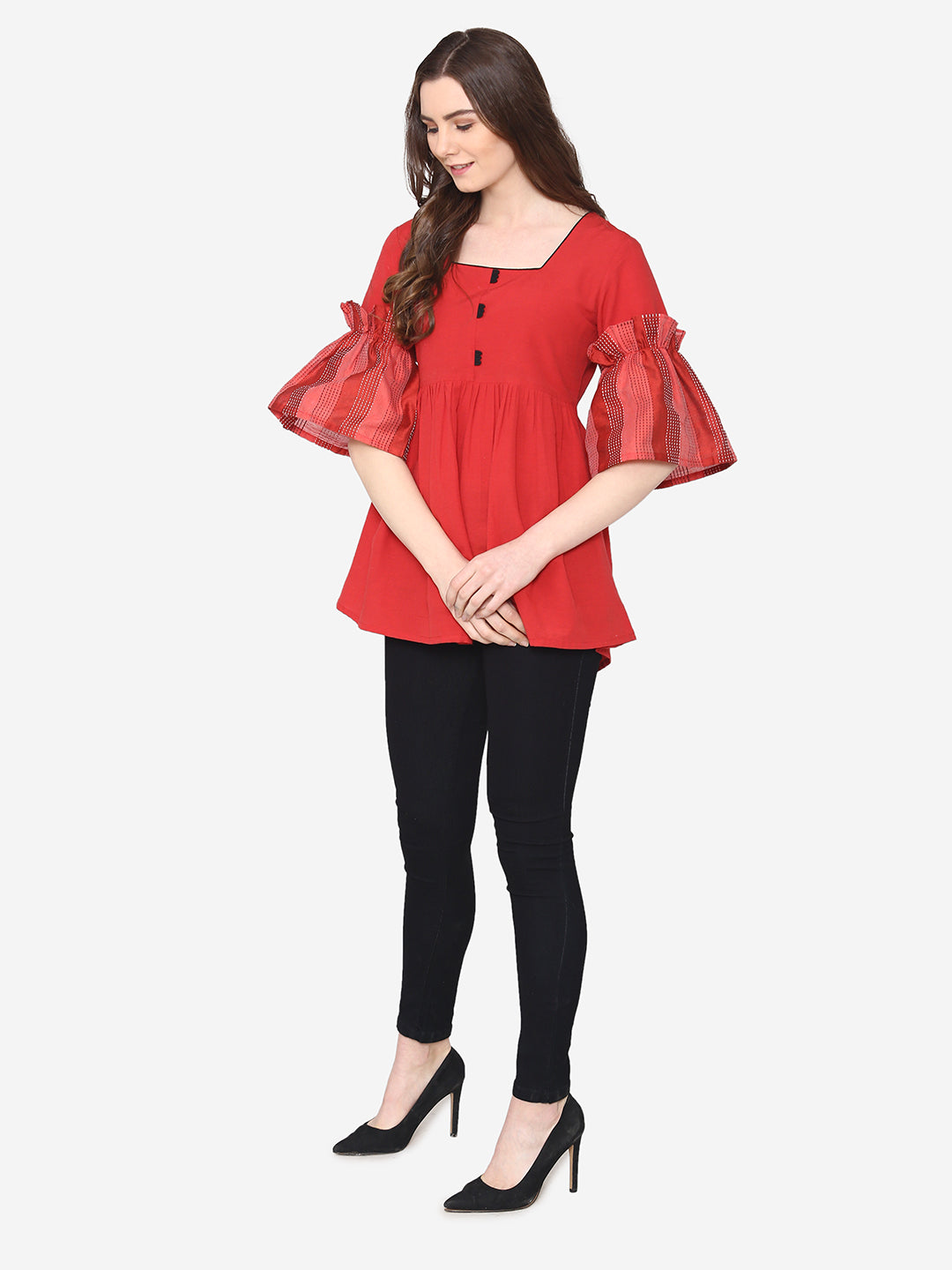 Red Premiun Cotton Top