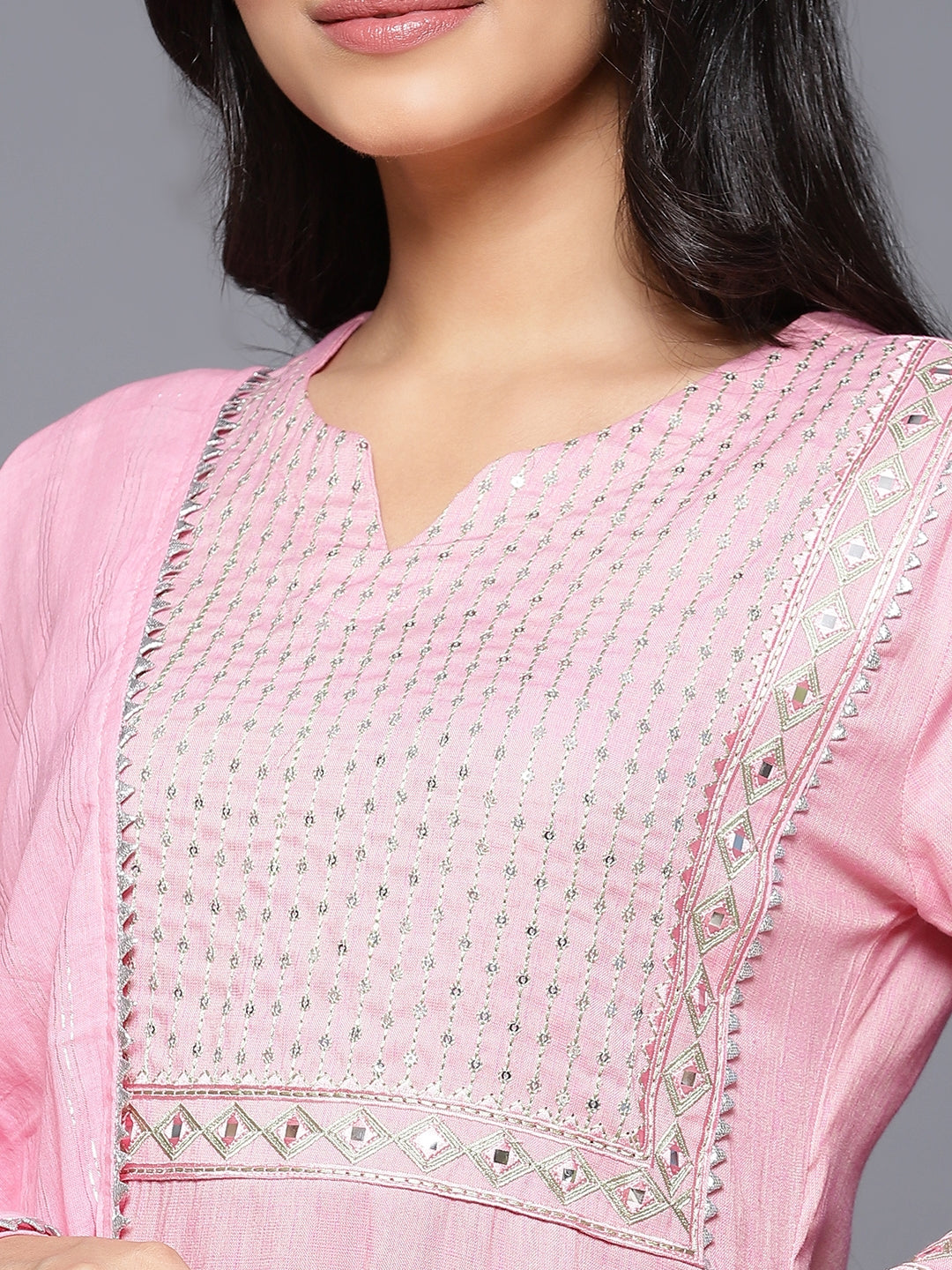 Pink Urbano Premium 3 Pc Kurta Sets with Dupatta