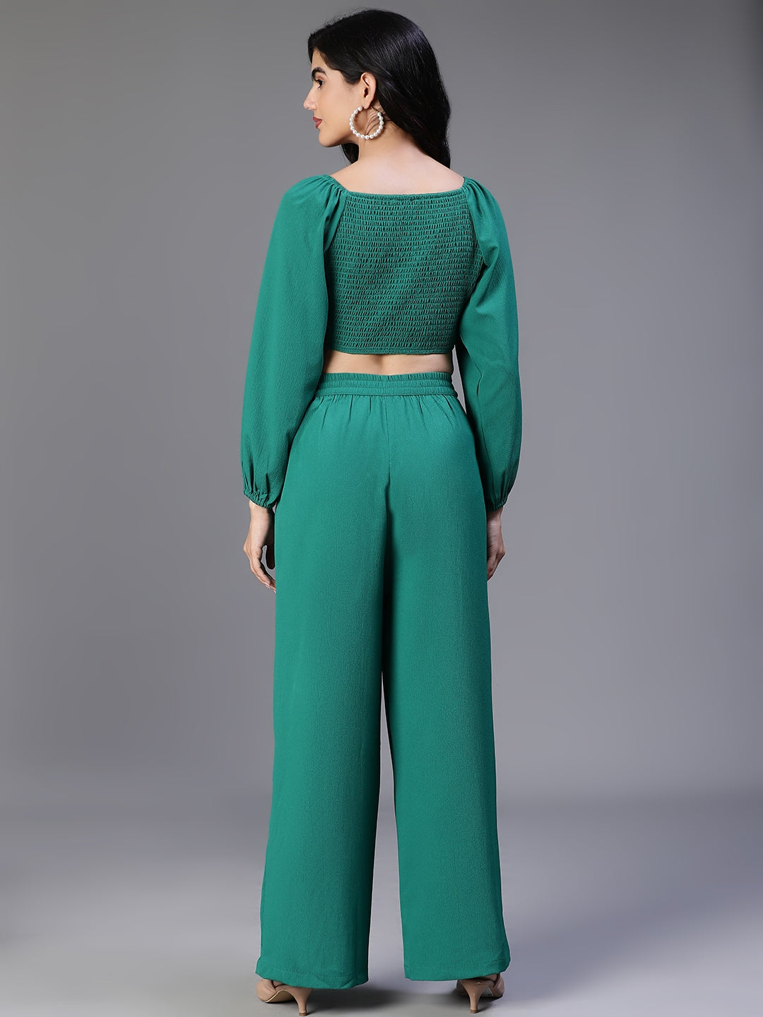 Green 2-piece co-ord set