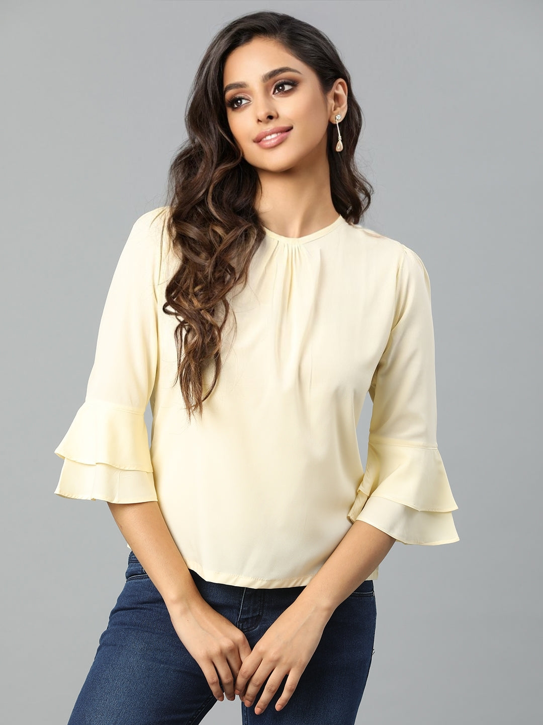 Crepe Solid Top