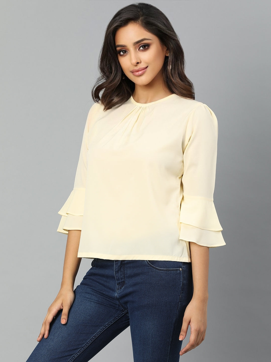 Crepe Solid Top