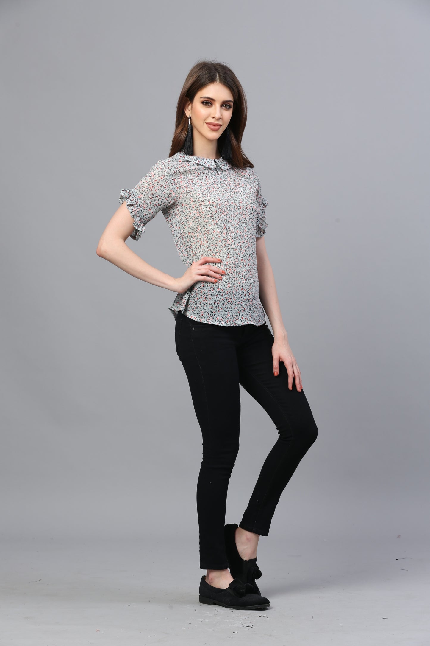 Printed Georgette Top