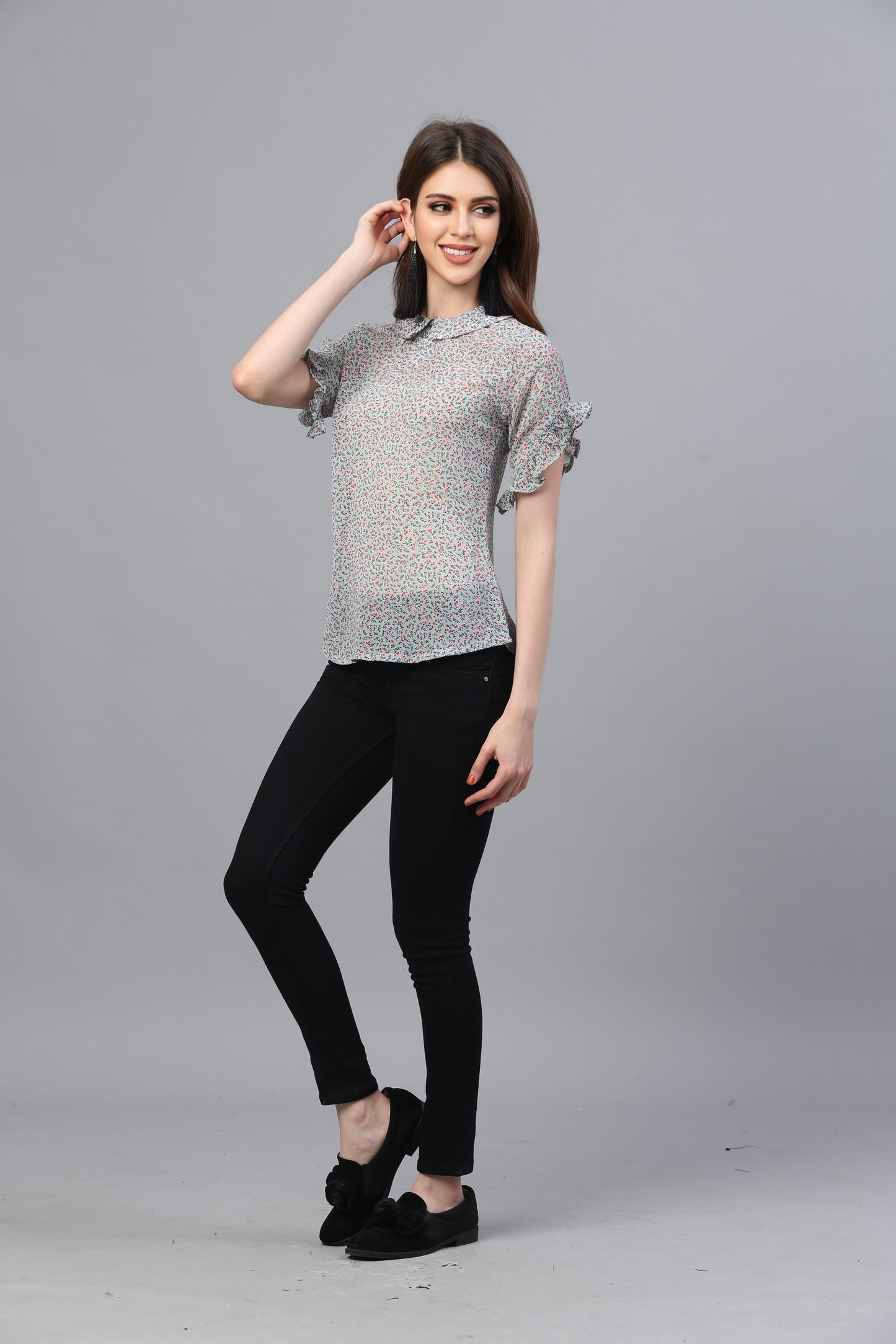 Printed Georgette Top