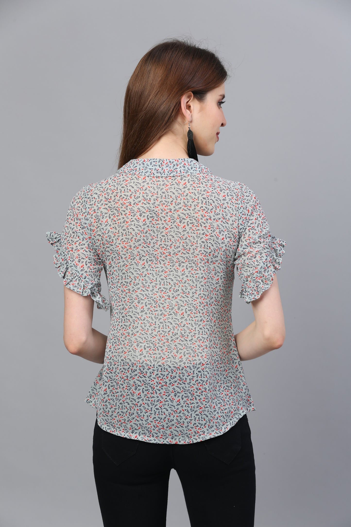 Printed Georgette Top