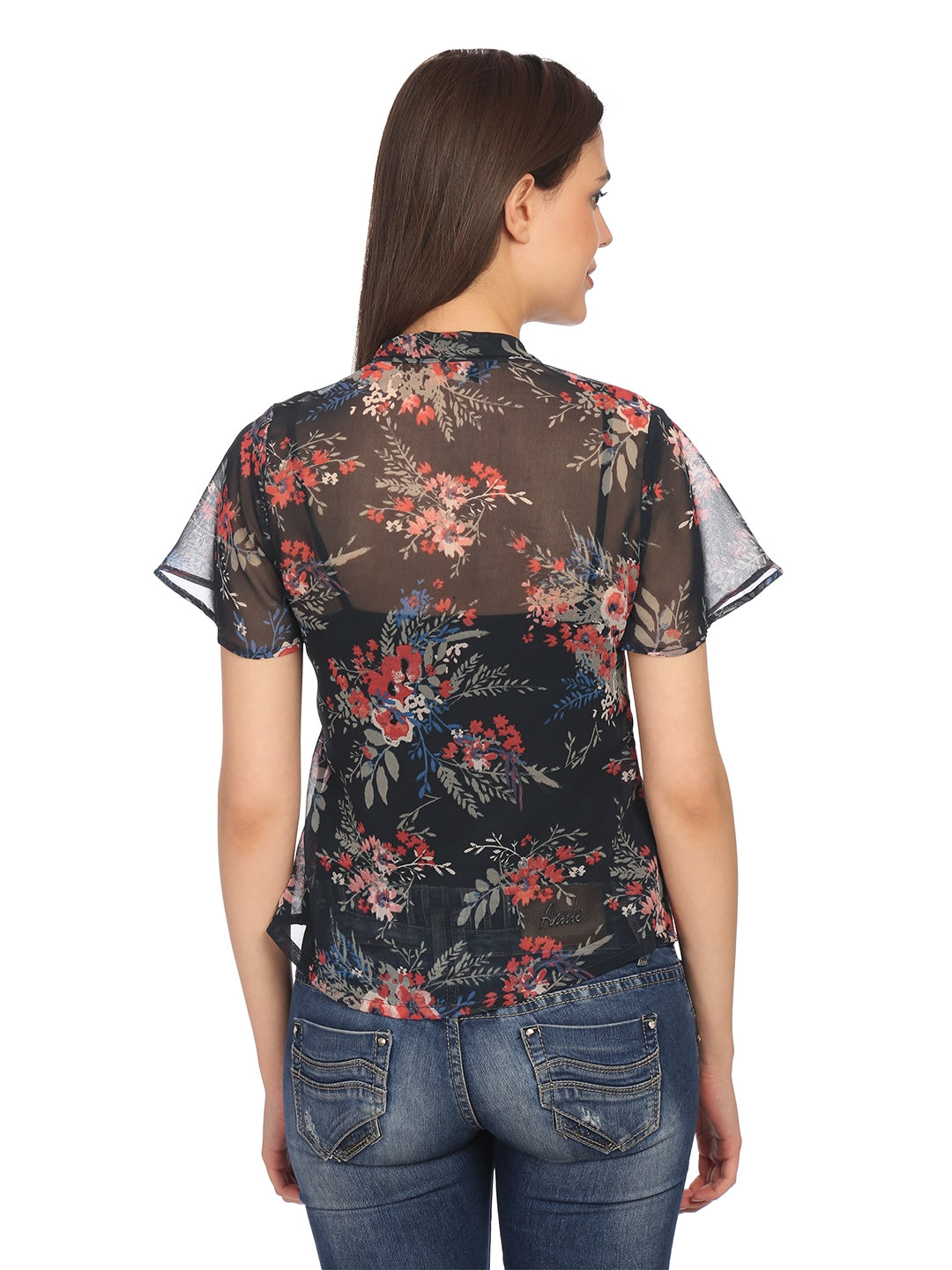 Georgette Floral Printed Top