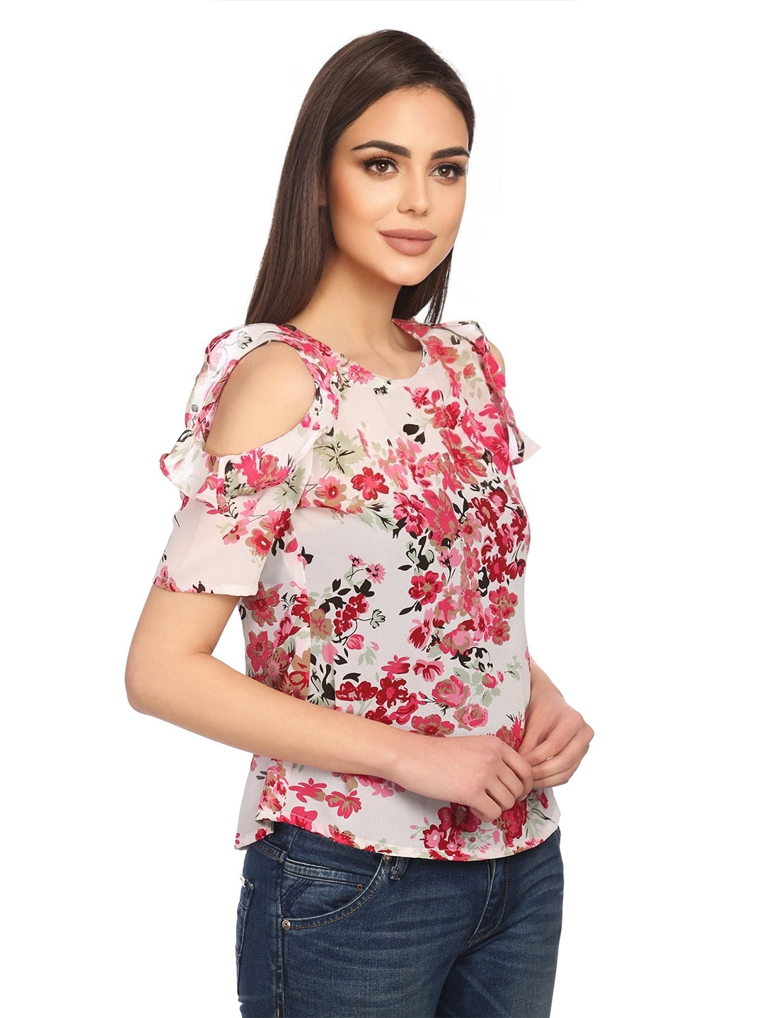 Georgette Floral Printed Top